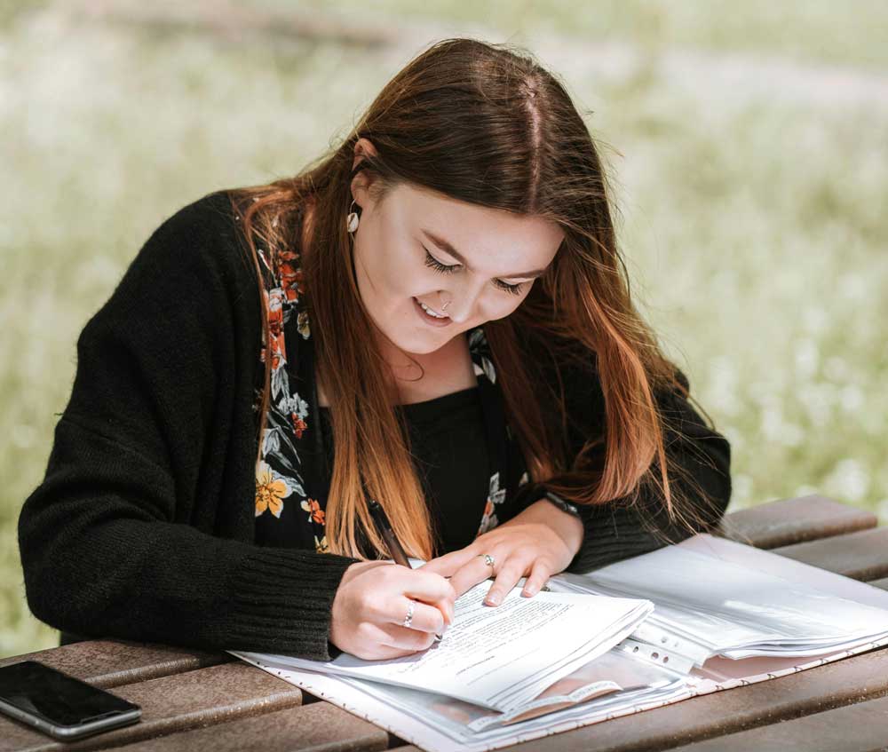 escritura creativa en la naturaleza